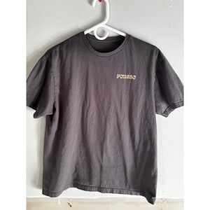 Poncho Outdoors Graphic T Shirt Men's Dark Gray Short Sleeve Crew Neck Tee